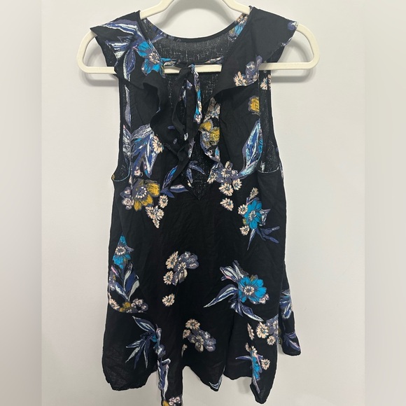 Free People Summer in Tulum Tunic / Dress. Linen Blend. Size Medium Like New - Picture 3 of 11